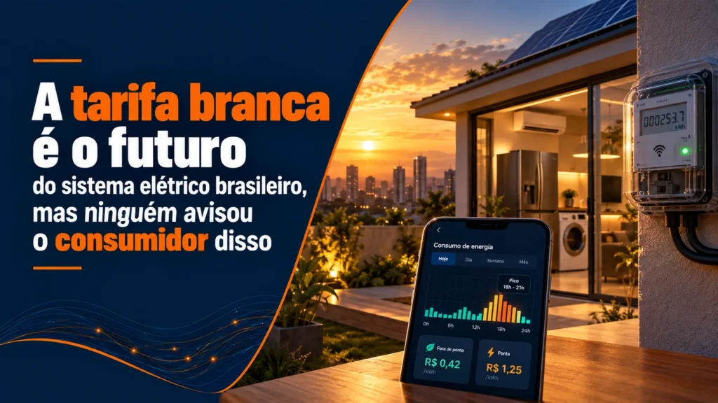 A tarifa branca é o futuro do sistema elétrico brasileiro, mas ninguém avisou o consumidor disso