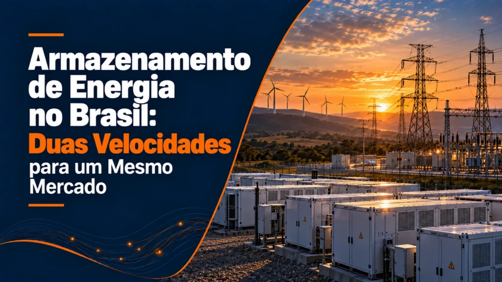 Armazenamento de Energia no Brasil: Duas Velocidades para um Mesmo Mercado