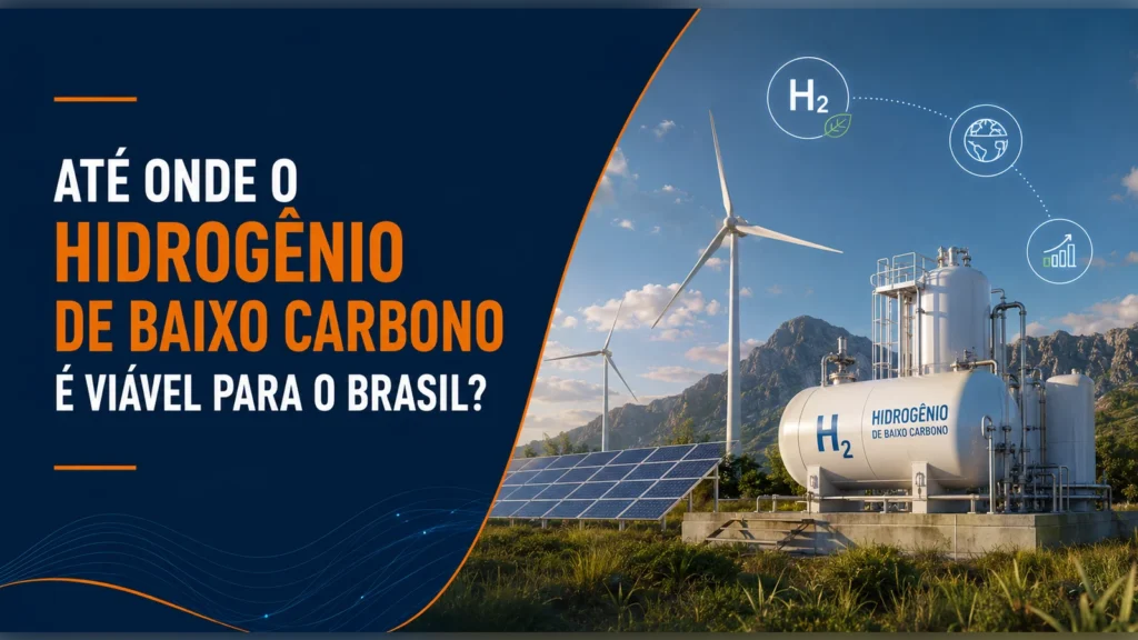 Até onde o hidrogênio de baixo carbono é viável para o Brasil?