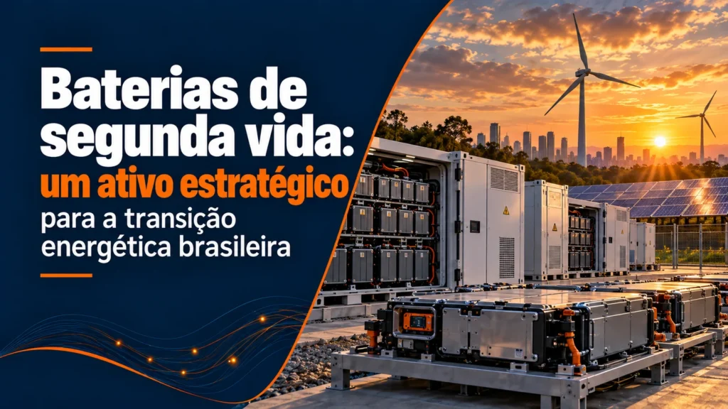 Baterias de segunda vida: um ativo estratégico para a transição energética brasileira