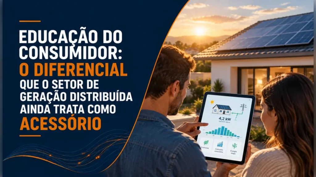 Educação do consumidor: o diferencial que o setor de geração distribuída ainda trata como acessório