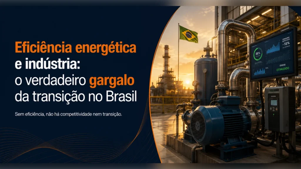 Eficiência energética e indústria: o verdadeiro gargalo da transição no Brasil