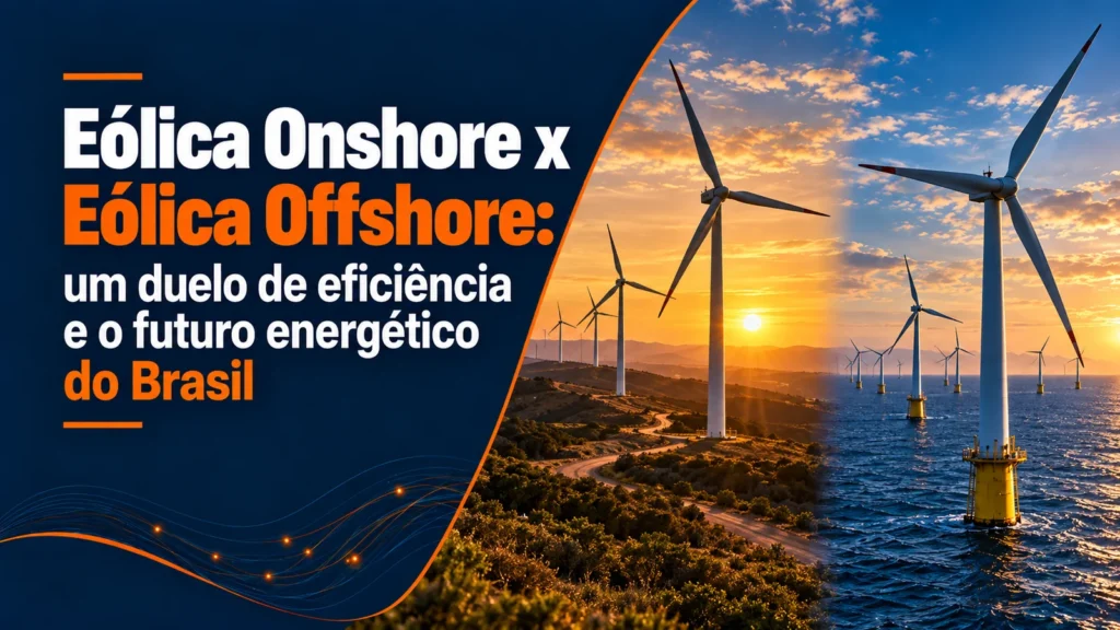 Eólica Onshore x Eólica Offshore: Um Duelo de Eficiência e o Futuro Energético do Brasil