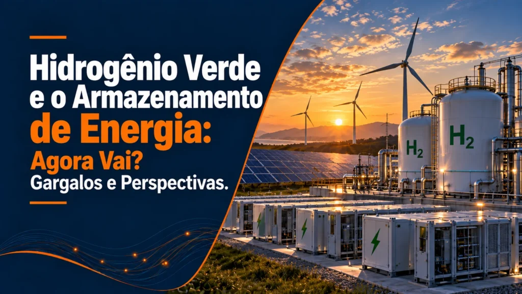 Hidrogênio Verde e o Armazenamento de Energia: Agora Vai? Gargalos e Perspectivas