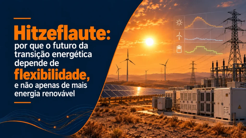 Hitzeflaute: por que o futuro da transição energética depende de flexibilidade, e não apenas de mais energia renovável