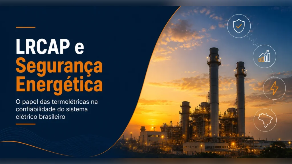 LRCAP e Segurança Energética: O Papel das Termelétricas na Confiabilidade do Sistema Elétrico Brasileiro