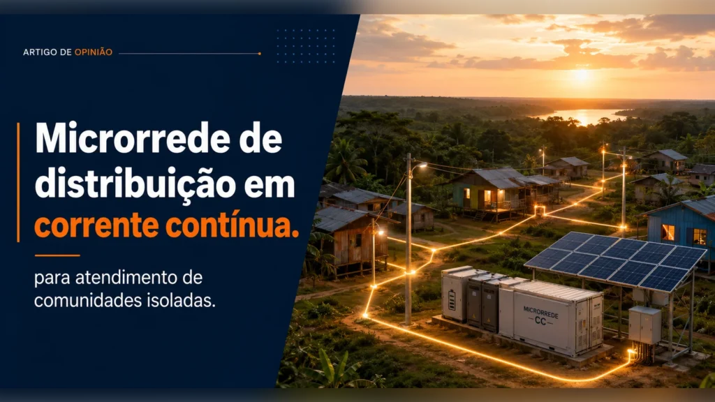 Microrrede de distribuição em corrente contínua para atendimento de comunidades isoladas