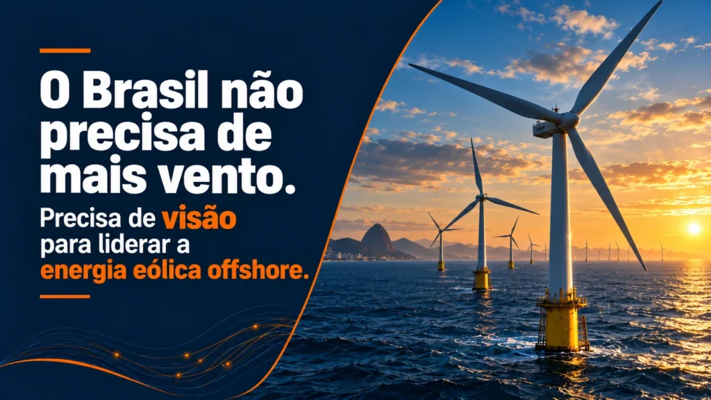 O Brasil não precisa de mais vento. Precisa de visão para liderar a energia eólica offshore