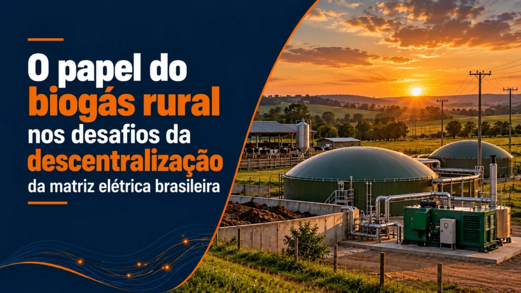 O papel do biogás rural nos desafios da descentralização da matriz elétrica brasileira