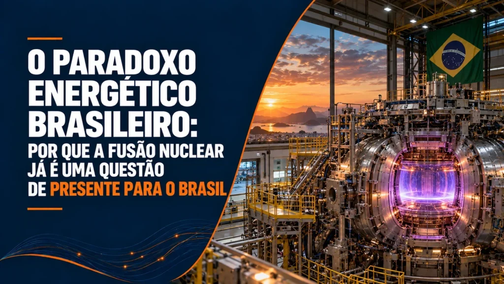 O Paradoxo Energético Brasileiro: Por que a fusão nuclear já é uma questão de presente para o Brasil