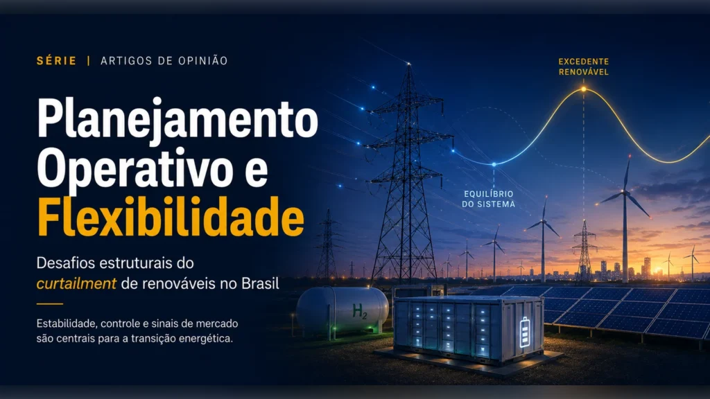 Planejamento Operativo e Flexibilidade: Desafios Estruturais do Curtailment de Renováveis no Brasil